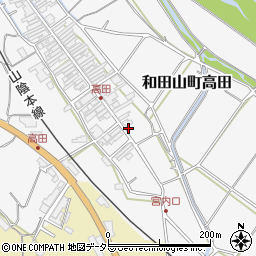 兵庫県朝来市和田山町高田197周辺の地図