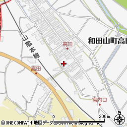 兵庫県朝来市和田山町高田118-1周辺の地図