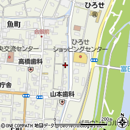 島根県安来市広瀬町広瀬本町1188周辺の地図
