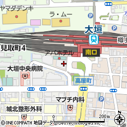 カラオケ時遊館 大垣駅前店周辺の地図