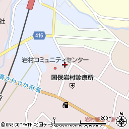 ささゆり薬局岩村店周辺の地図