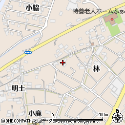 愛知県江南市小杁町林326周辺の地図