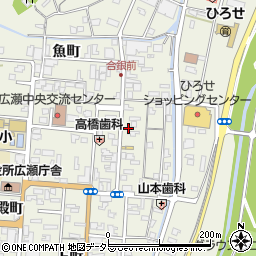島根県安来市広瀬町広瀬本町869周辺の地図