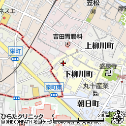 岐阜県羽島郡笠松町下柳川町56周辺の地図