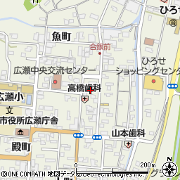 島根県安来市広瀬町広瀬本町870周辺の地図