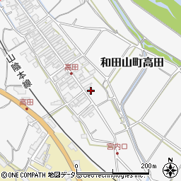 兵庫県朝来市和田山町高田198周辺の地図