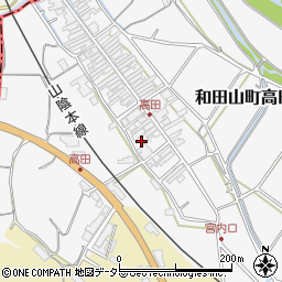 兵庫県朝来市和田山町高田113周辺の地図