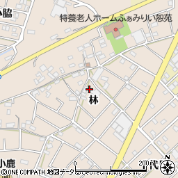 愛知県江南市小杁町林298周辺の地図