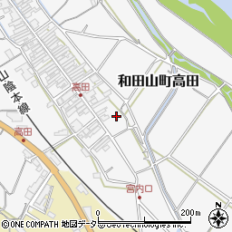 兵庫県朝来市和田山町高田196-1周辺の地図