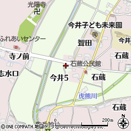 愛知県犬山市今井5丁目172周辺の地図