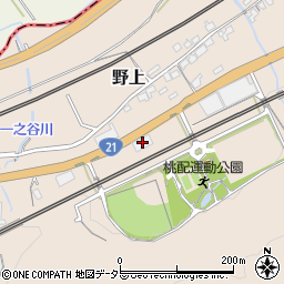 関ケ原板金工業周辺の地図