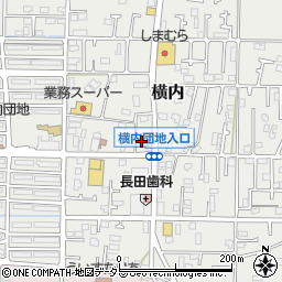 神奈川県平塚市横内3778周辺の地図