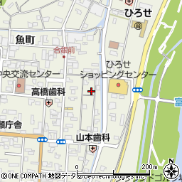 島根県安来市広瀬町広瀬本町1192周辺の地図