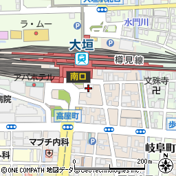 魚民 大垣南口駅前店周辺の地図