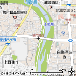 龍門橋西周辺の地図