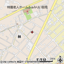 愛知県江南市小杁町林242周辺の地図