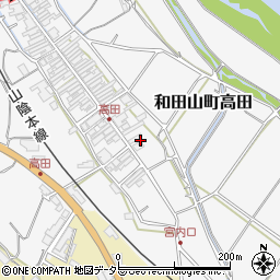 兵庫県朝来市和田山町高田202周辺の地図