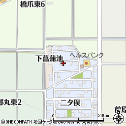 愛知県犬山市五郎丸清水坪周辺の地図