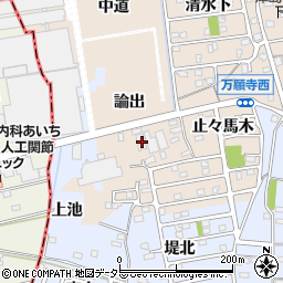 愛知県犬山市橋爪論出36周辺の地図