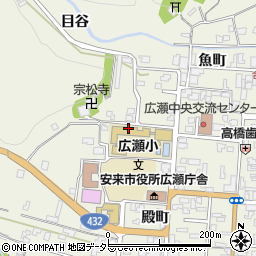 安来市立広瀬小学校周辺の地図