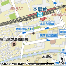 本郷台駅前郵便局 ＡＴＭ周辺の地図