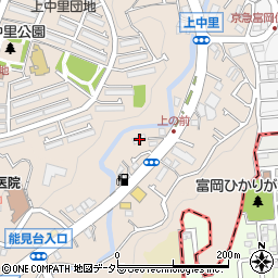 神奈川県横浜市磯子区上中里町864周辺の地図