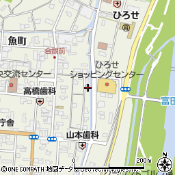 島根県安来市広瀬町広瀬本町1194周辺の地図