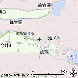 愛知県犬山市今井虎熊17周辺の地図