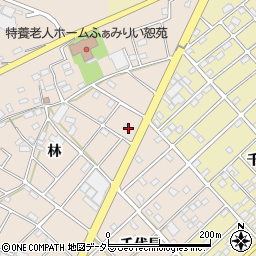 愛知県江南市小杁町林209周辺の地図