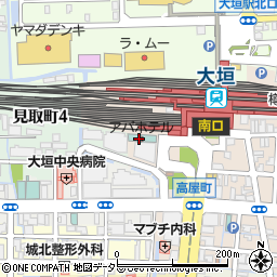 アパホテル大垣駅前周辺の地図