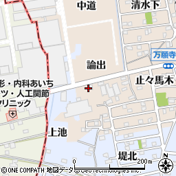 愛知県犬山市橋爪論出42周辺の地図