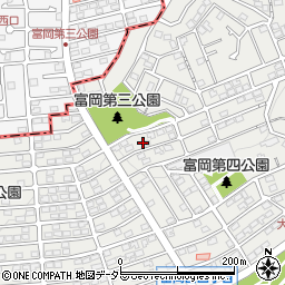 神奈川県横浜市金沢区富岡西4丁目27周辺の地図