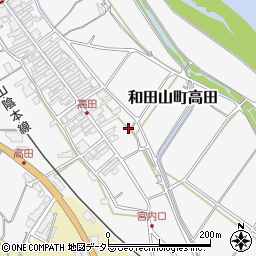 兵庫県朝来市和田山町高田200周辺の地図