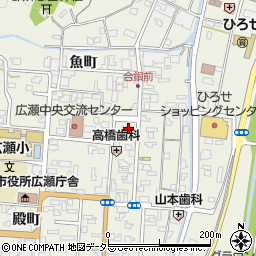 島根県安来市広瀬町広瀬本町862周辺の地図