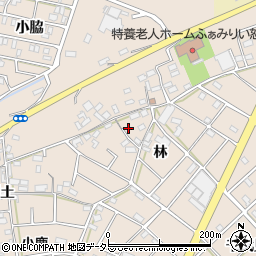 愛知県江南市小杁町林312周辺の地図