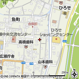 島根県安来市広瀬町広瀬本町859周辺の地図