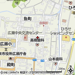 島根県安来市広瀬町広瀬本町863周辺の地図