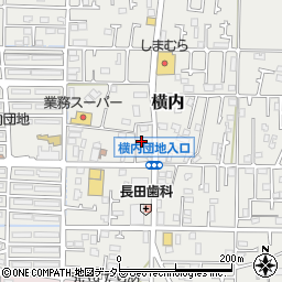 神奈川県平塚市横内3777周辺の地図