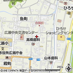 島根県安来市広瀬町広瀬本町857周辺の地図