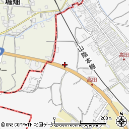 兵庫県朝来市和田山町高田703周辺の地図