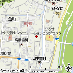 島根県安来市広瀬町広瀬本町1197周辺の地図
