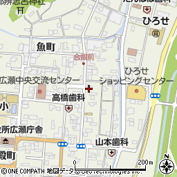 島根県安来市広瀬町広瀬本町853周辺の地図