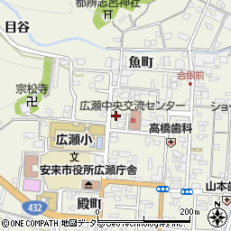 島根県安来市広瀬町広瀬（中ノ丁）周辺の地図