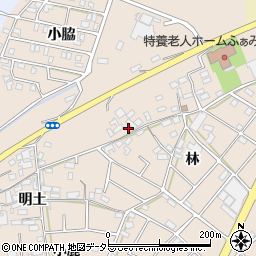 愛知県江南市小杁町林37周辺の地図