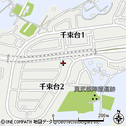 千葉県木更津市千束台周辺の地図