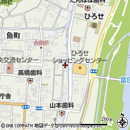 島根県安来市広瀬町広瀬本町1199周辺の地図