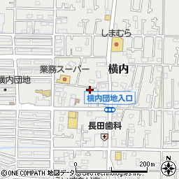 神奈川県平塚市横内3780周辺の地図