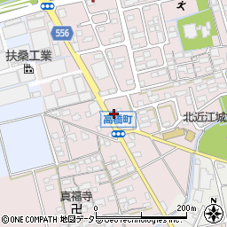 ほっともっと 長浜大戌亥町店周辺の地図