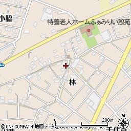 愛知県江南市小杁町林301周辺の地図