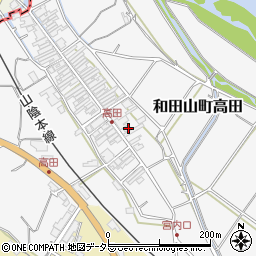 兵庫県朝来市和田山町高田214周辺の地図